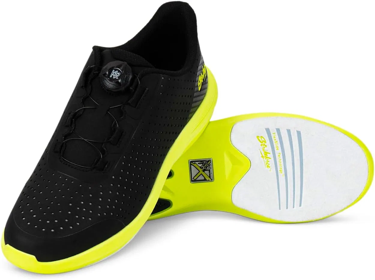 Мужские боулинговые ботинки KR Strikeforce Arrow Fast Twist, Black Neon