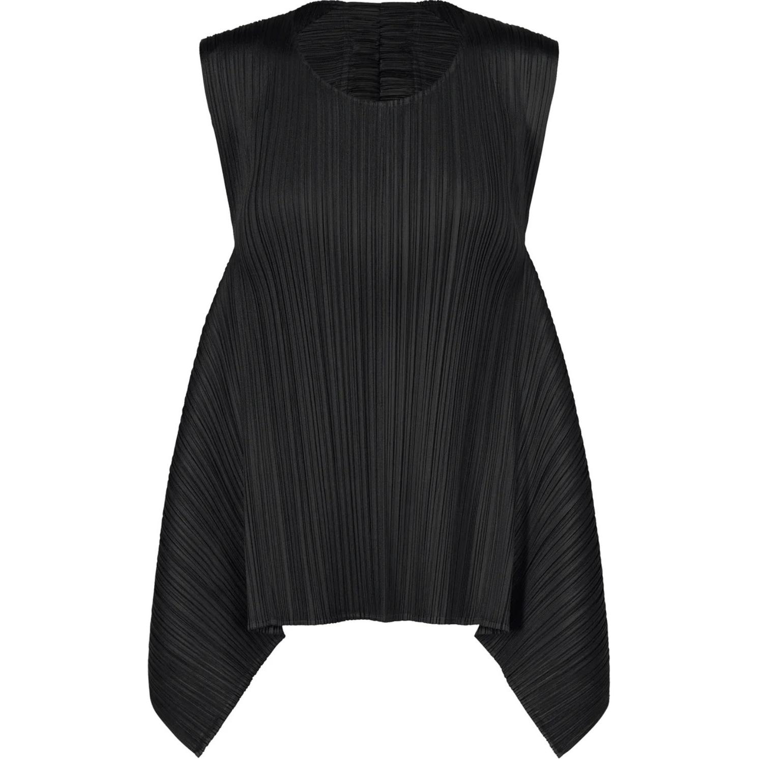 

Футболка женская черная PLEATS PLEASE ISSEY MIYAKE