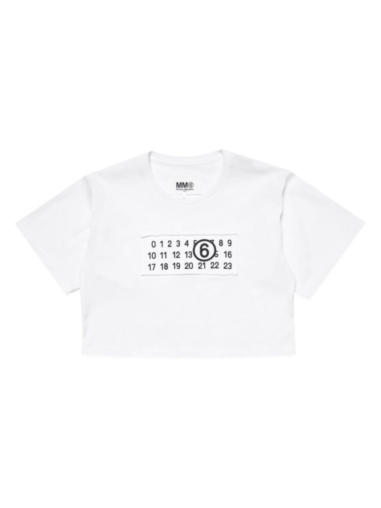 

MM6 Maison Margiela Kids футболка с логотипом, белый