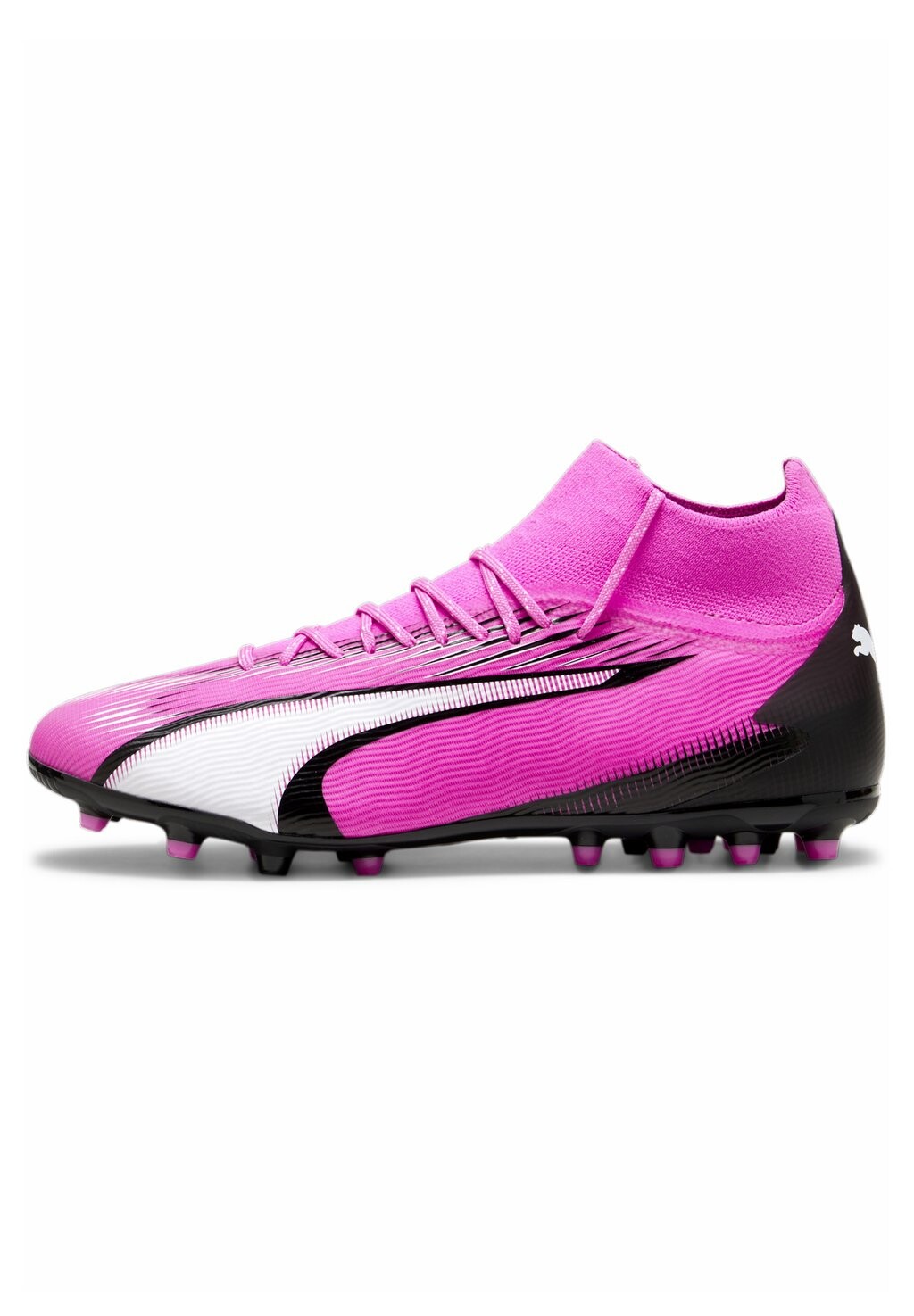 

Футбольные бутсы с шипами Ultra Pro Mg Puma, цвет poison pink- white- black
