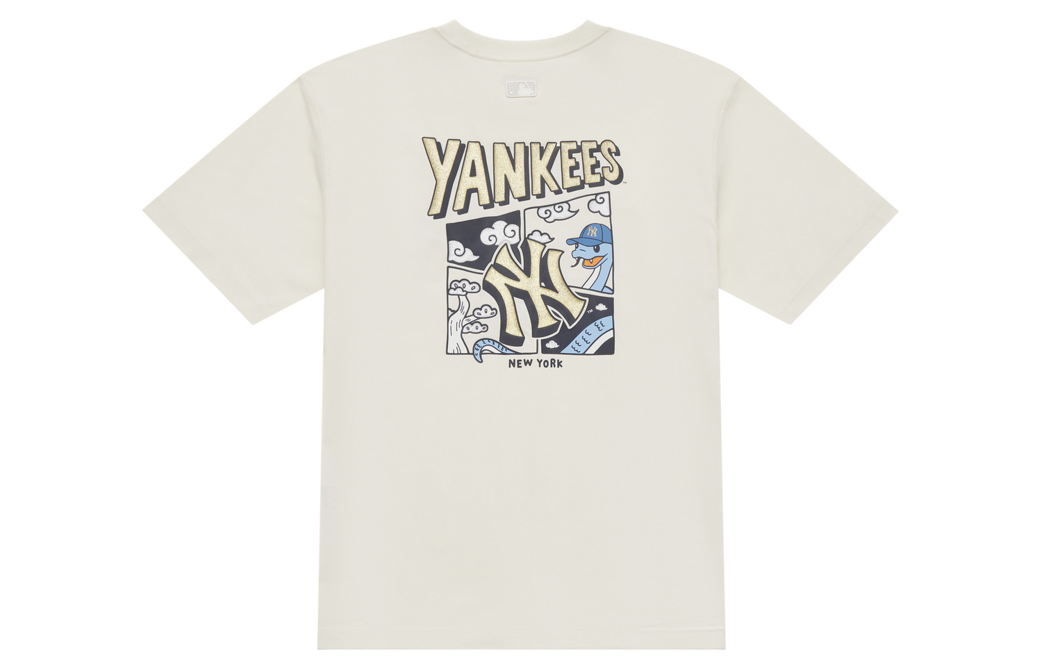 

MLB Футболка New York Yankees Snake Year CNY Collection SS25 Unisex Standard Ivory