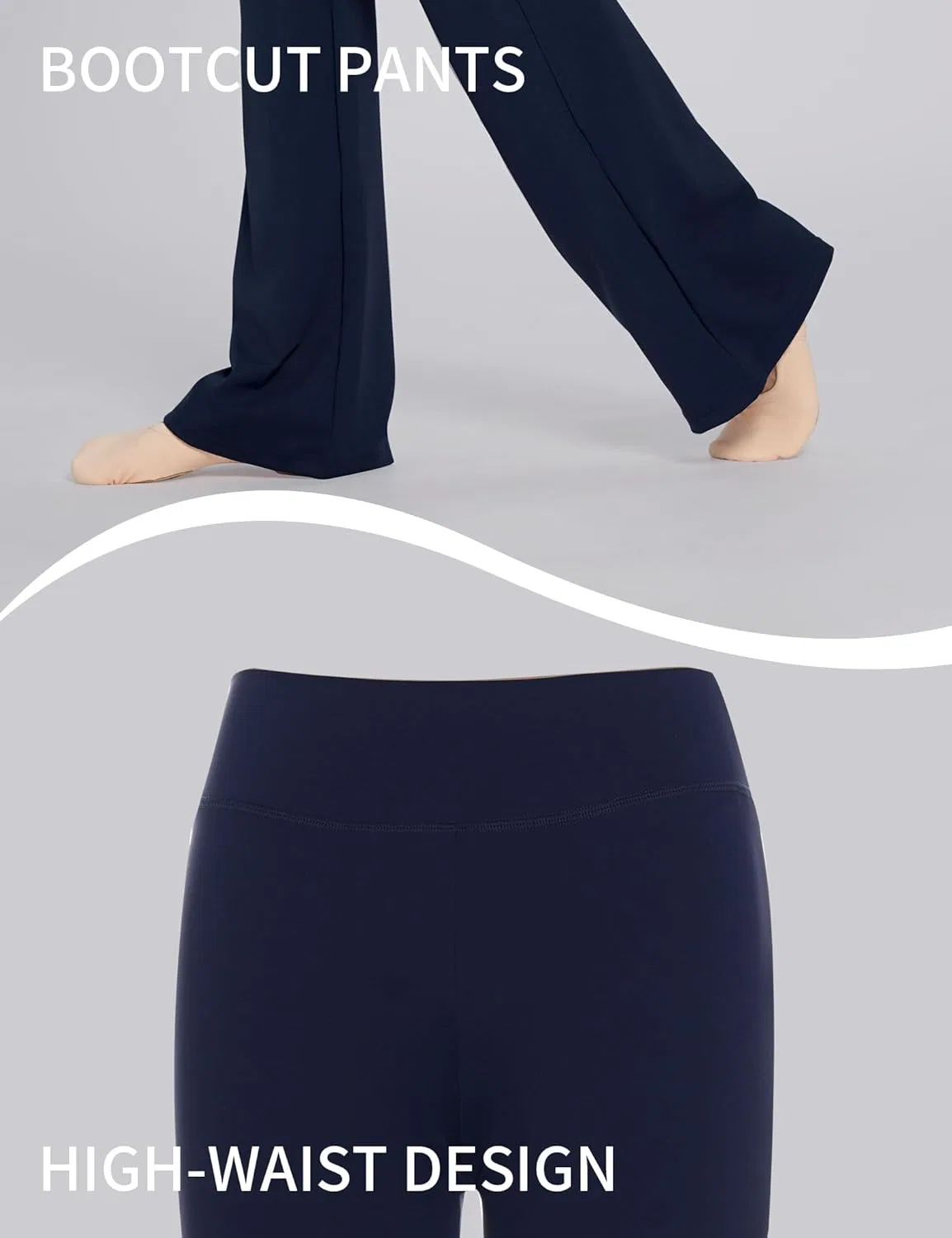 Детский спортивный костюм с курткой и расклешенными брюками Lovdaswi, Navy-pants — фото 4