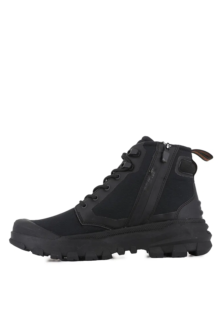 Ботинки женские водонепроницаемые, на молнии, Pallarider Zip WPA, Unisex, черные Palladium — фото 4