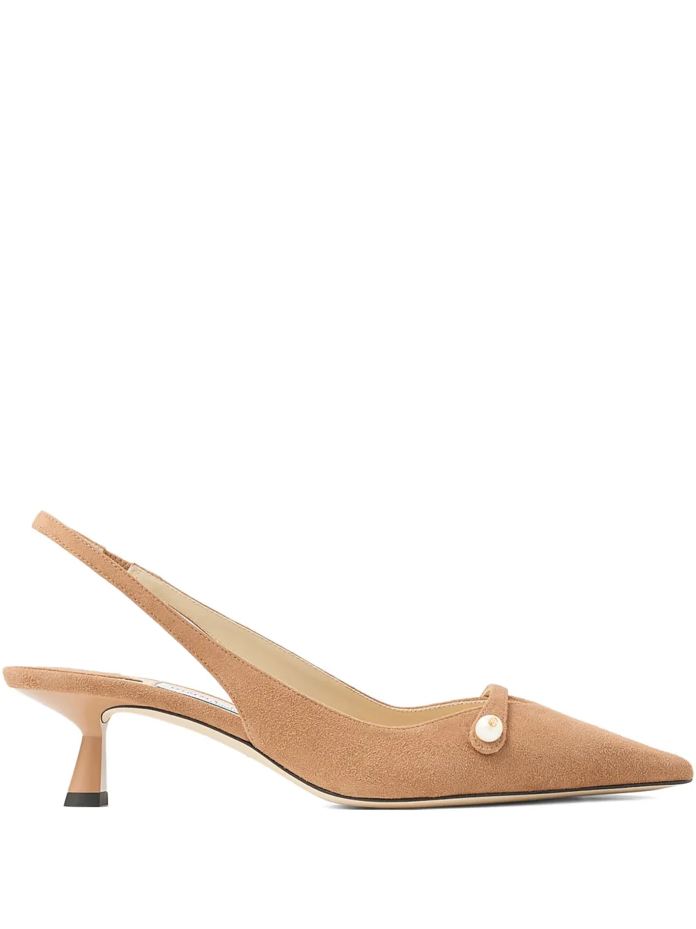 Туфли Amita 45 с ремешком на пятке JIMMY CHOO, нейтральный