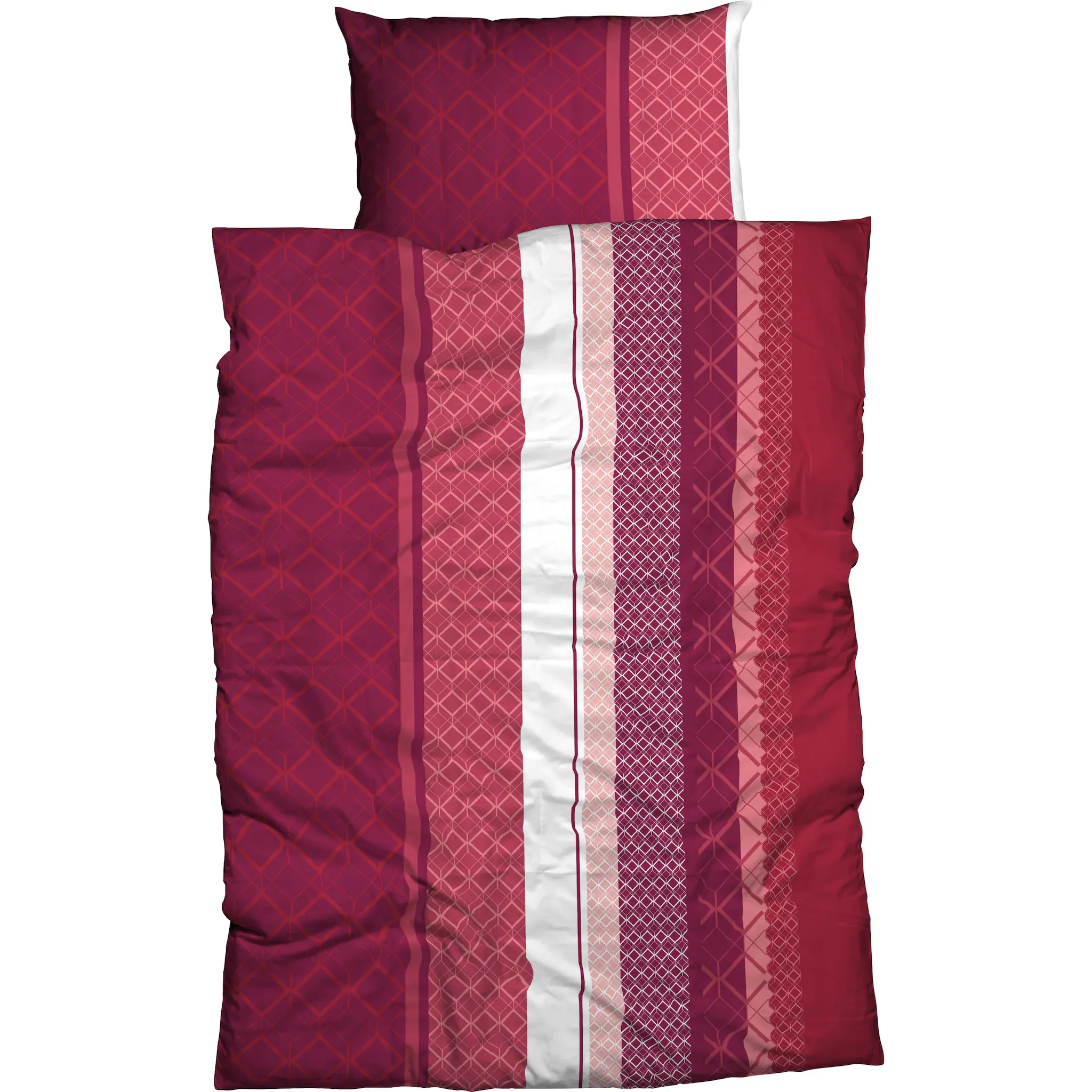 

Постельное белье CASATEX «Брис», элегантный графический дизайн, цвет rouge