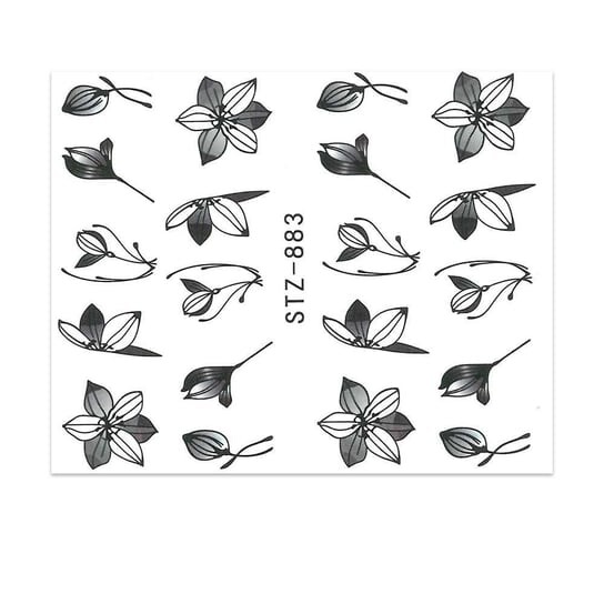 

Водные наклейки для ногтей, STZ 883 MollyLac, Molly Lac