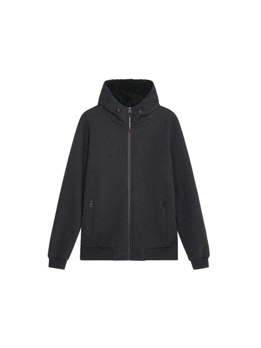 

Худи с капюшоном на молнии Le Temps Des Cerises Disal, mottled black