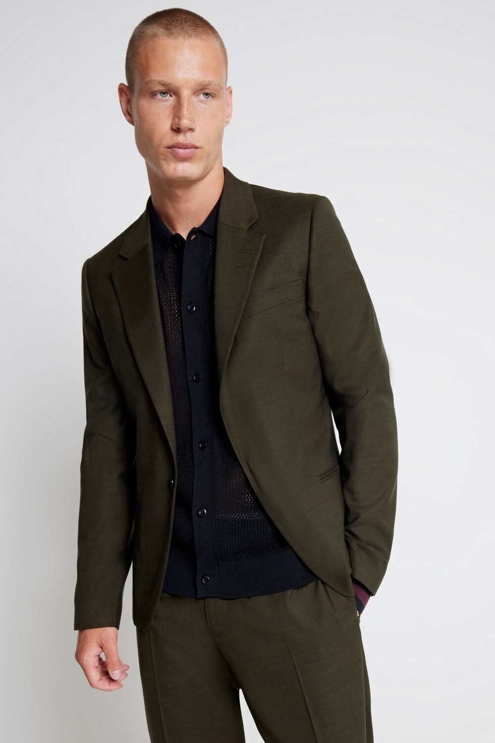 

Пиджак River Island, зеленый