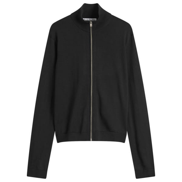

Kungo merino zip through джемпер Acne Studios, черный