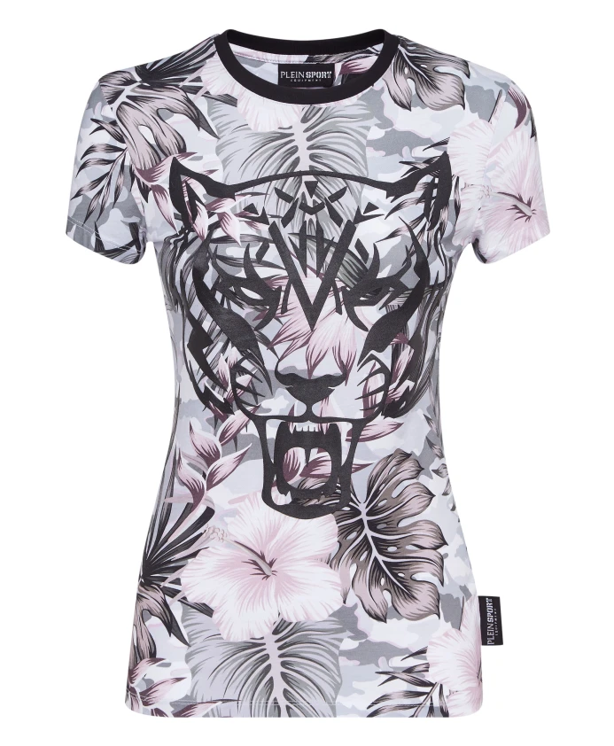 

Футболка с круглым вырезом Plein Sport, мультиколор