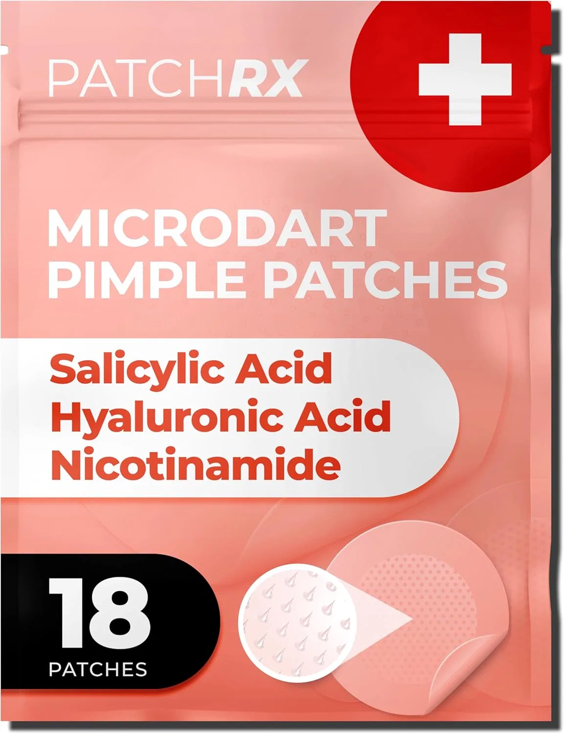 Пластырь от акне PatchRx с микроиглами, 18 шт