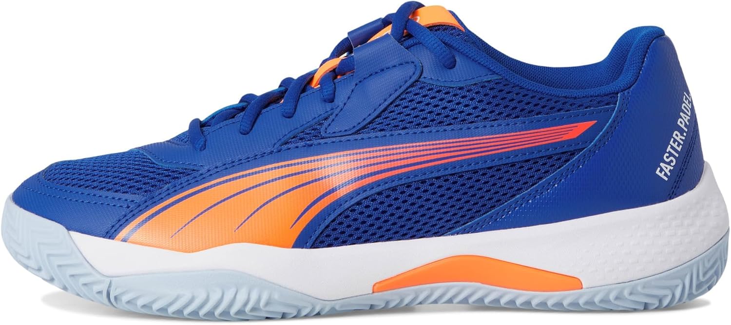 Мужские кроссовки Puma Nova Court для пикабола, красный/синий/ярко-синий — фото 4