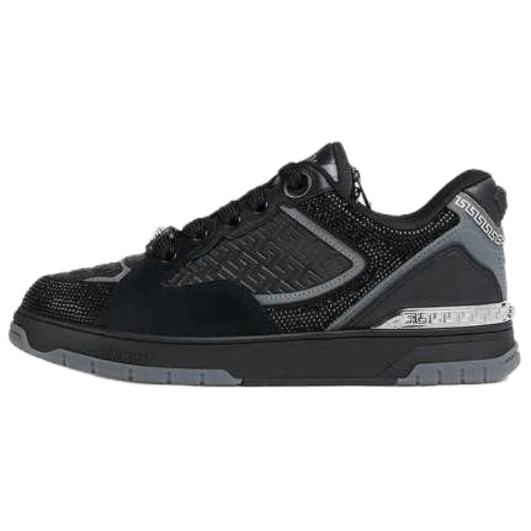 VERSACE Кроссовки для скейтбординга VanVleet низкие мужские black — фото 3