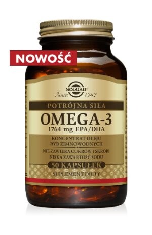 

Solgar Omega 3 Triple Strength, Добавка , 50 капсул