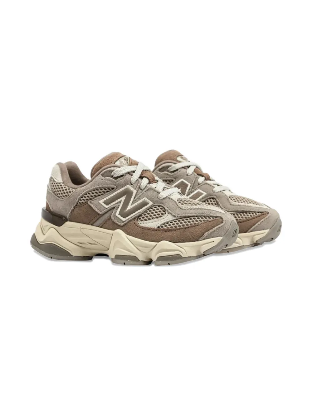 

Сетчатые кроссовки PC9060 New Balance Kids, коричневый