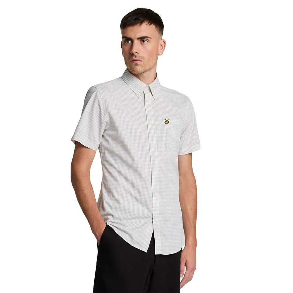 

Рубашка с коротким рукавом Lyle & Scott SW2213V Slim Fit, белый