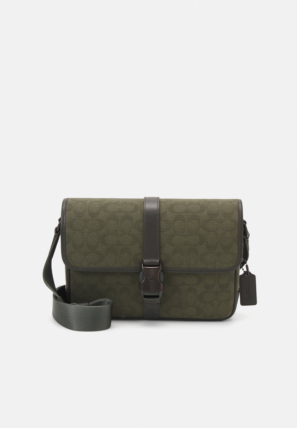 

Сумка через плечо League Messenger Bag In Signature Coach, армейский зеленый