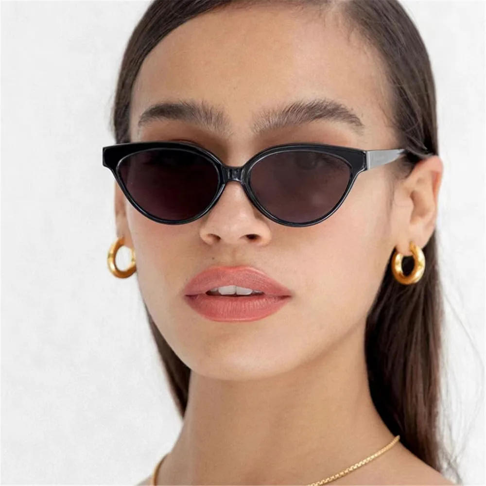 

Легкие солнцезащитные очки «кошачий глаз» с защитой от УФ-излучения UV400 для женщин, удобные для бега, вождения и повседневной носки UYPTK, Orange Leopard Brown