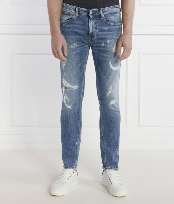 

Джинсы мужские Tommy Jeans с эффектом потертости, синий