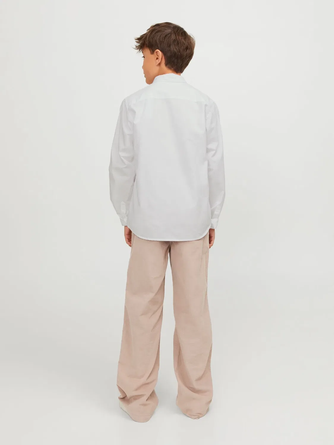 Рубашка оксфорд JACK & JONES Junior, белый — фото 4