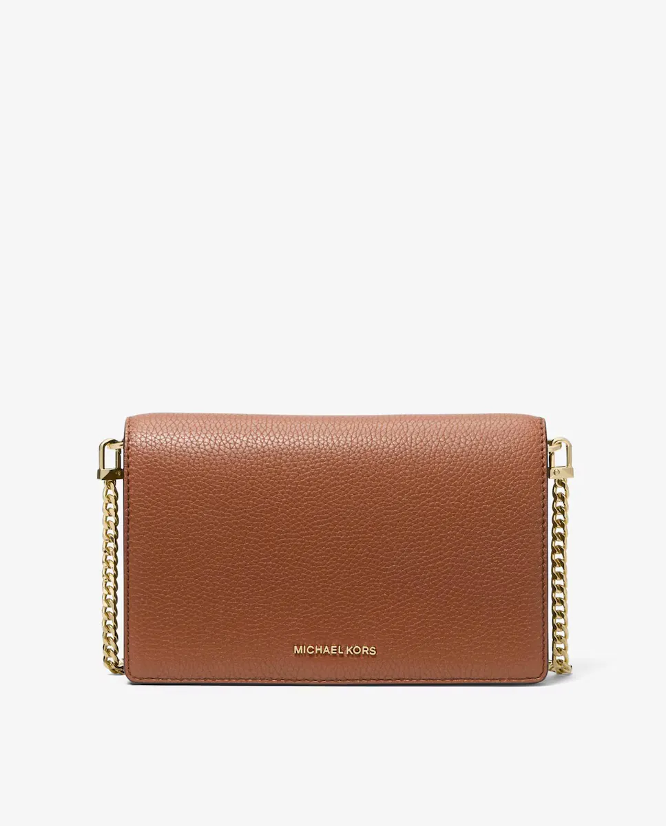 

Jet Set женская кожаная сумка через плечо с ручкой-цепочкой Michael Michael Kors, коричневый