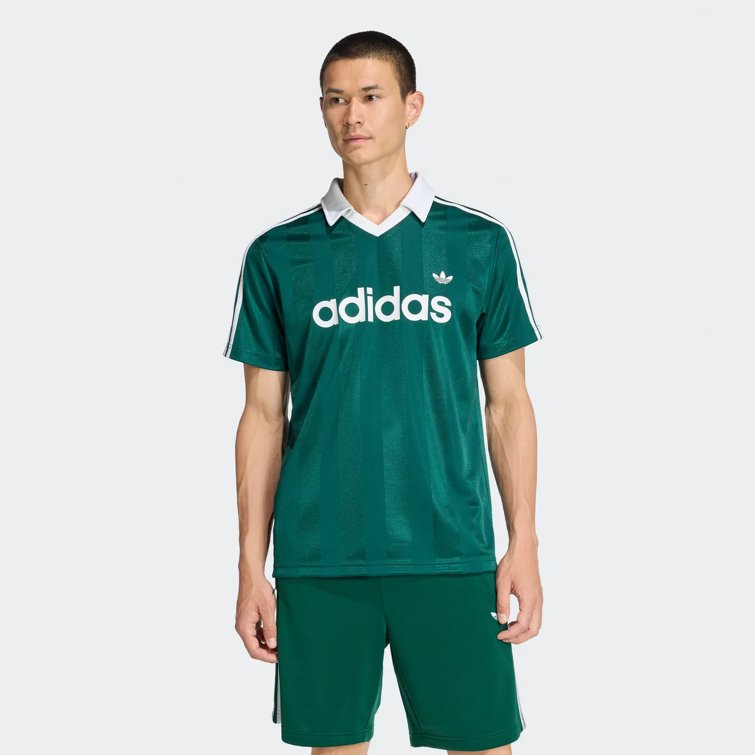 Мужская футболка-поло Archive Engineered Jersey цвета Collegiate Green от Adidas