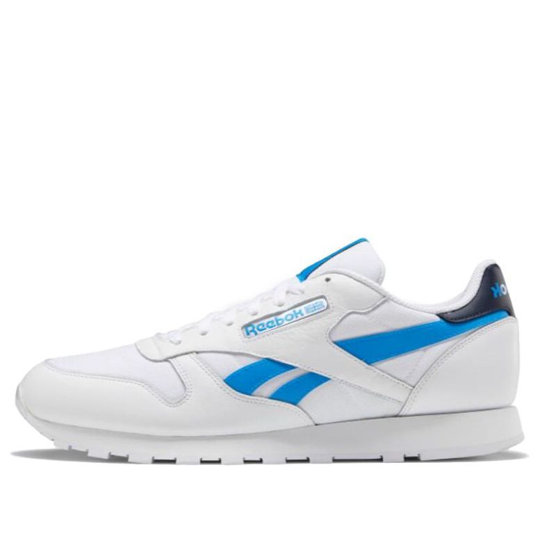 

Беговые кроссовки Reebok Classic Leather White Blue, синий