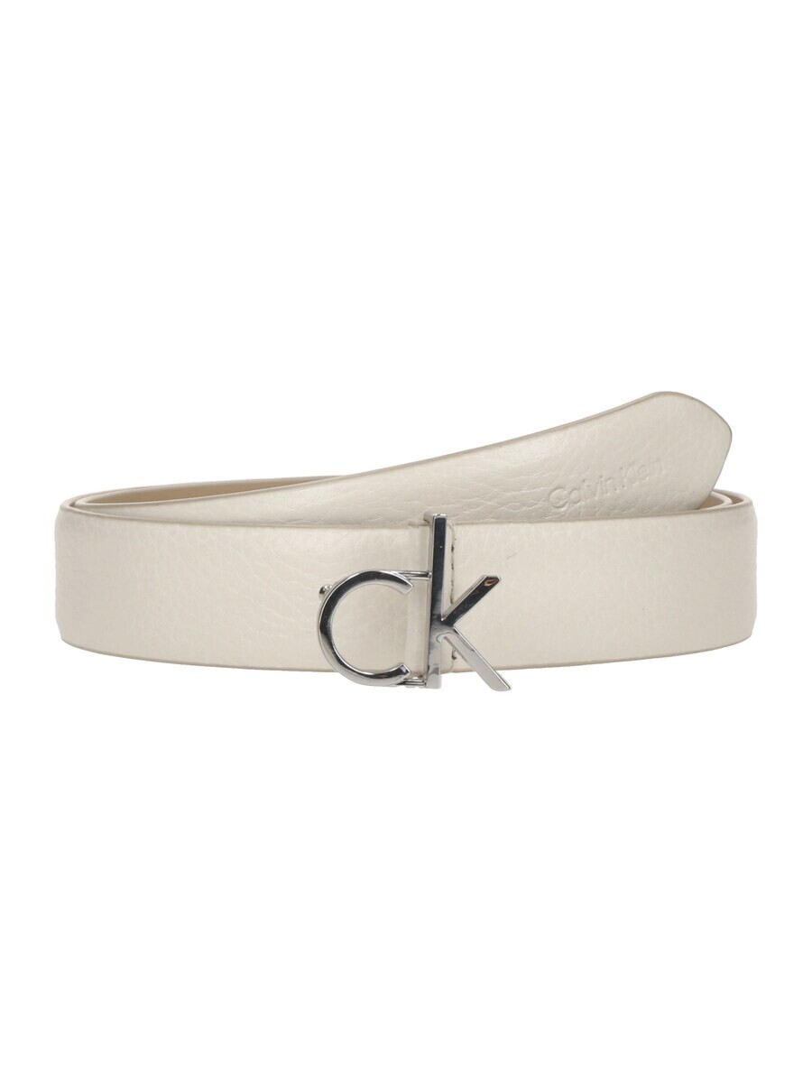 

Кожаный ремень Calvin Klein Belt, светло-серый