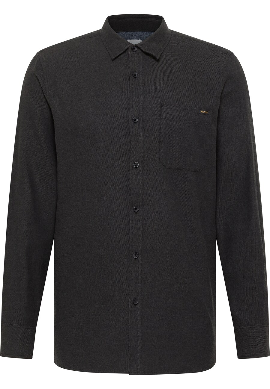 

Рубашка на пуговицах классического кроя MUSTANG Style Eastbridge, Black