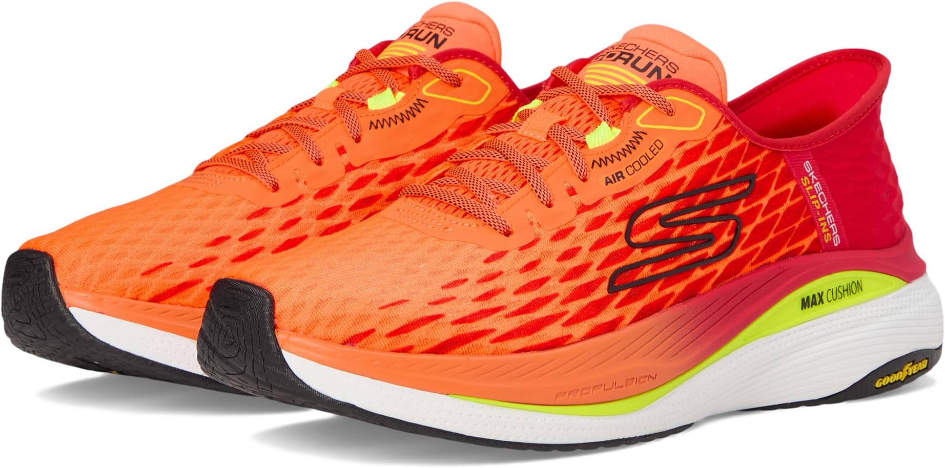 

Кроссовки SKECHERS Hands Free Slip-ins Max Cushioning Propulsion, Orange/Multi