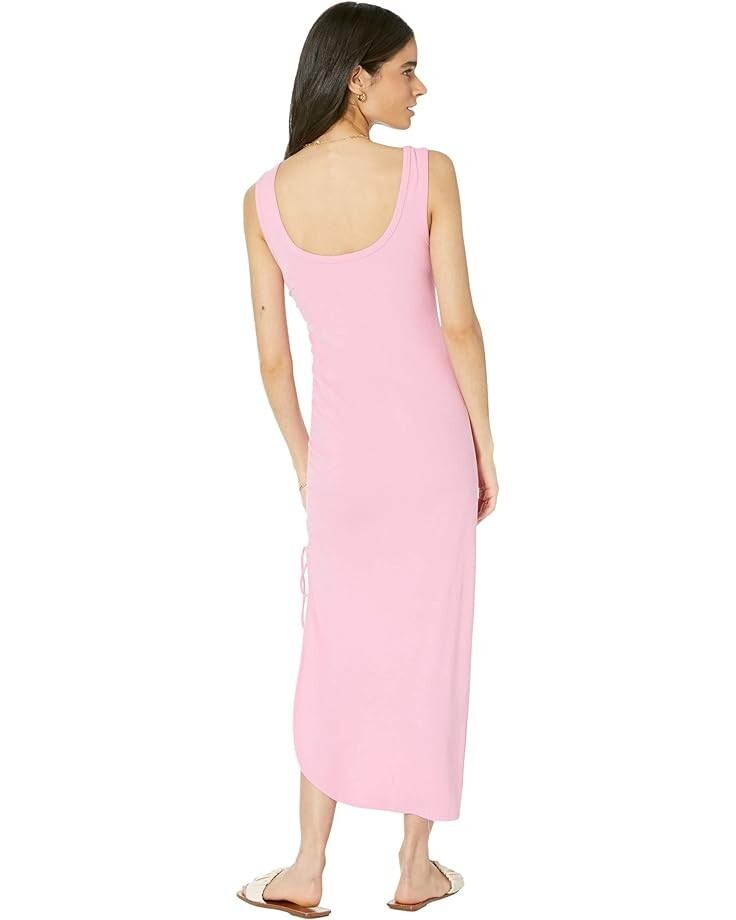 

Платье WAYF Replay Side Gathered Midi Tank Dress, розовый
