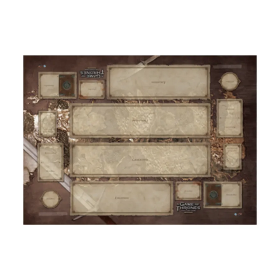 

«Игры престолов», A — игровой коврик Вестероса для двух игроков, Game of Thrones LCG, A - Playmats