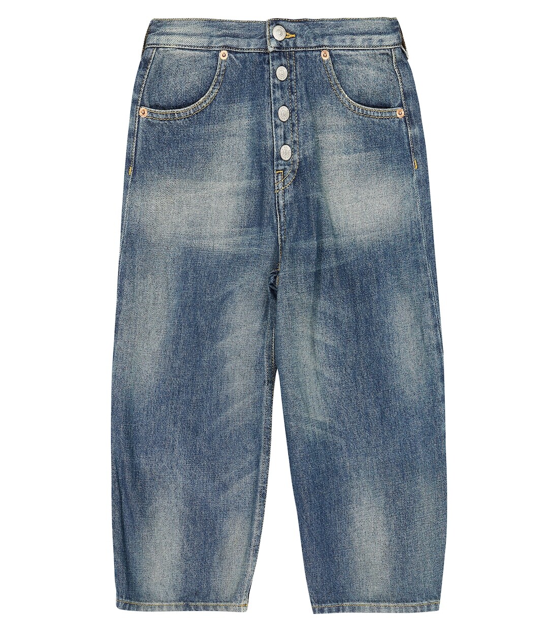 

Джинсы широкого кроя MM6 Maison Margiela, синий