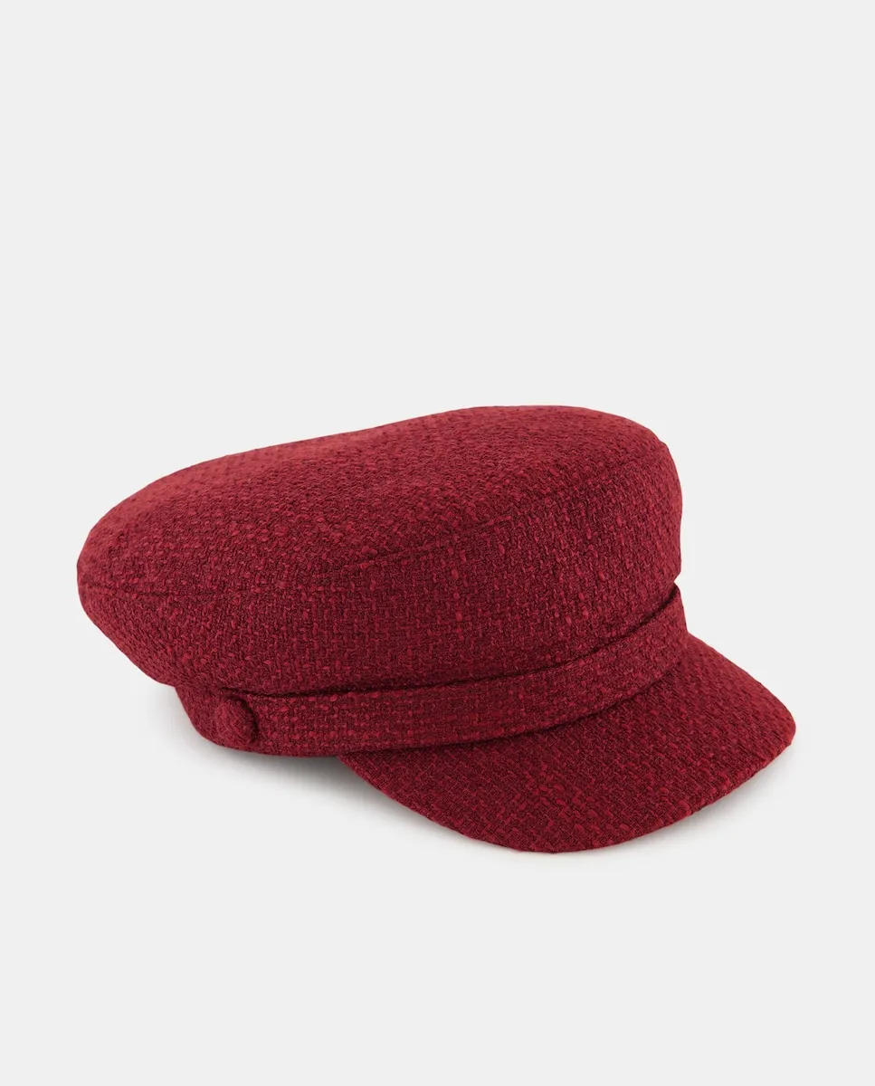 

Однотонная морская кепка Nine West, красный