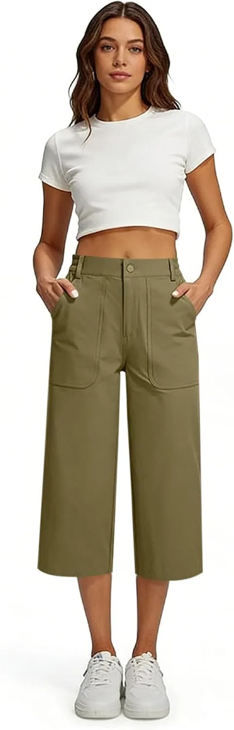 Капри Active Pants, бренд Generic, коричневый — фото 4