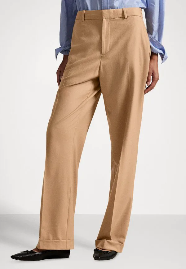Брюки из шерстяной смеси Polo Ralph Lauren, Camel