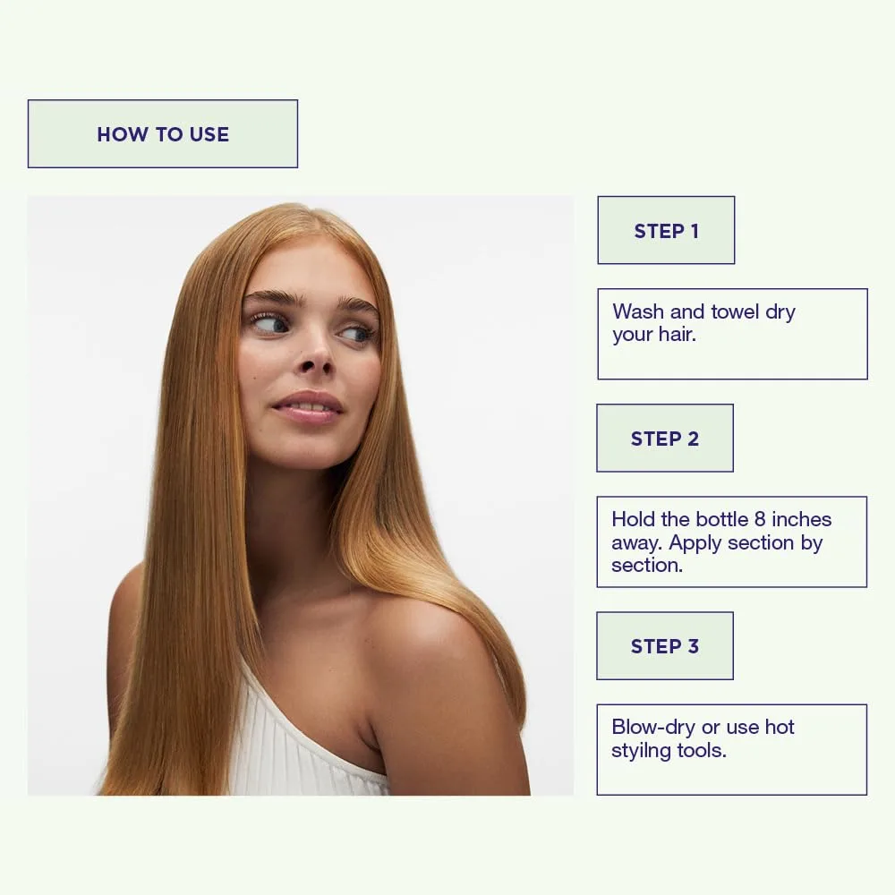 Спрей для волос Maria Nila Cream Heat Spray восстанавливает поврежденные волосы, увлажняет и предотвращает секущиеся кончики, 100% веганский продукт, без сульфатов и парабенов, 150 мл. Крем-спрей для термозащиты — фото 3