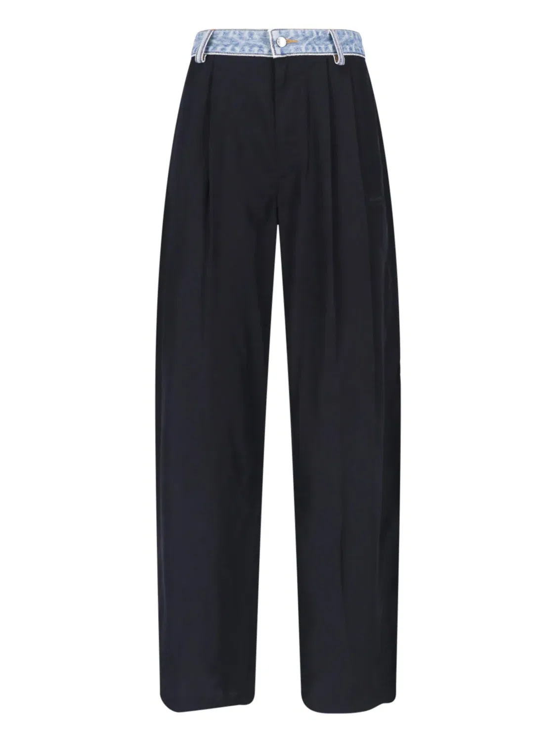 Черные джинсовые брюки прямого кроя с поясом Alexander Wang, Black