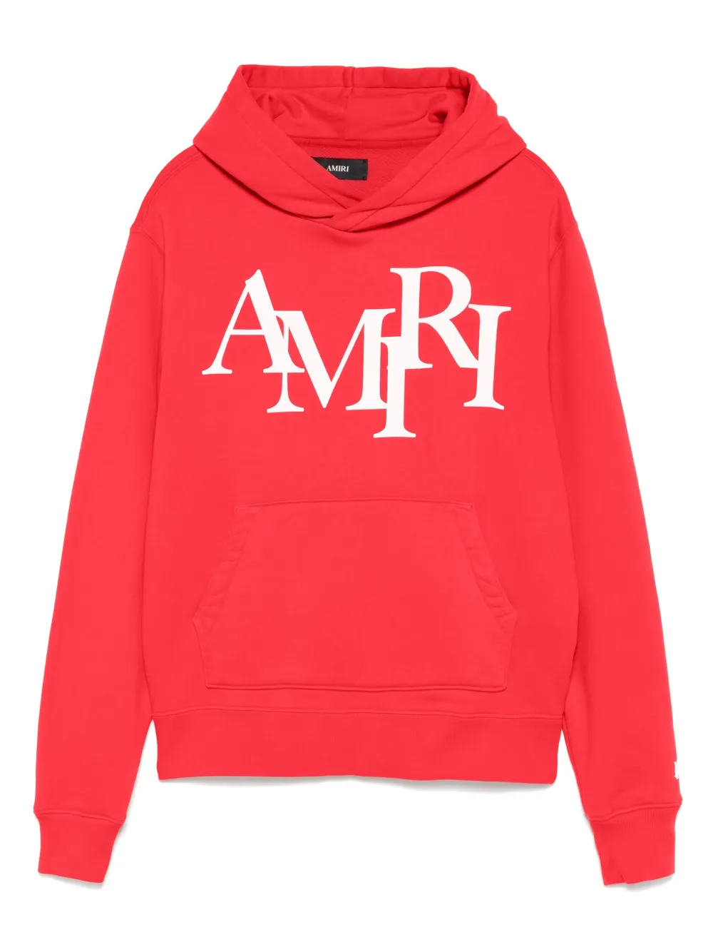 

Толстовка с капюшоном в шахматном стиле AMIRI, красный