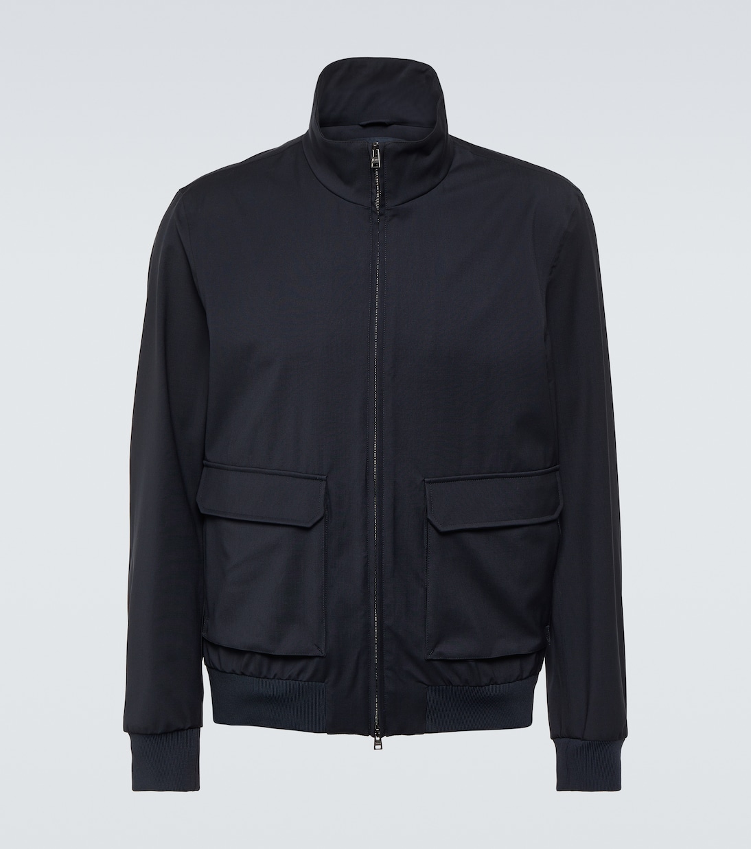 

Куртка-бомбер из натуральной шерсти Herno, Blu Navy