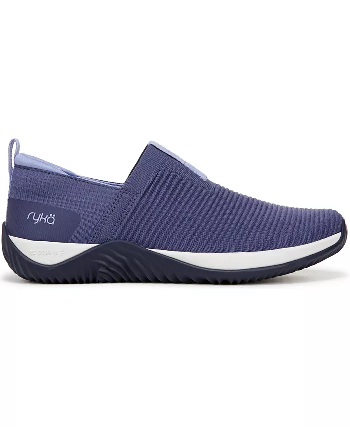 Женские эко-кроссовки Echo Knit на липучке Ryka, синий — фото 2