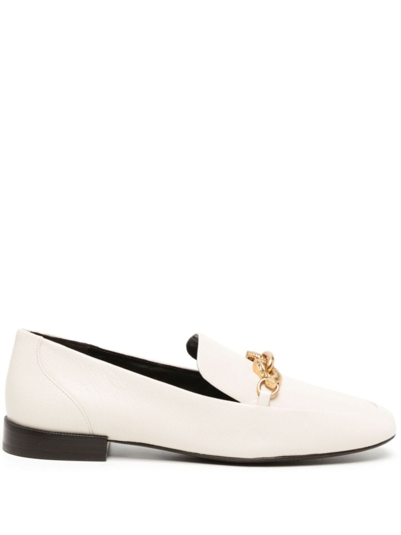 

Tory Burch Jessa leather loafers, нейтральный цвет