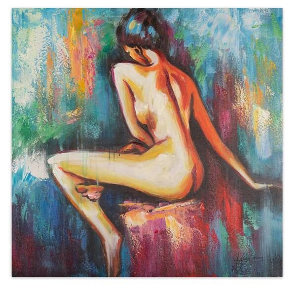 

Картина KUNSTLOFT handgemalt Begehrenswerter Blick, многоцветный