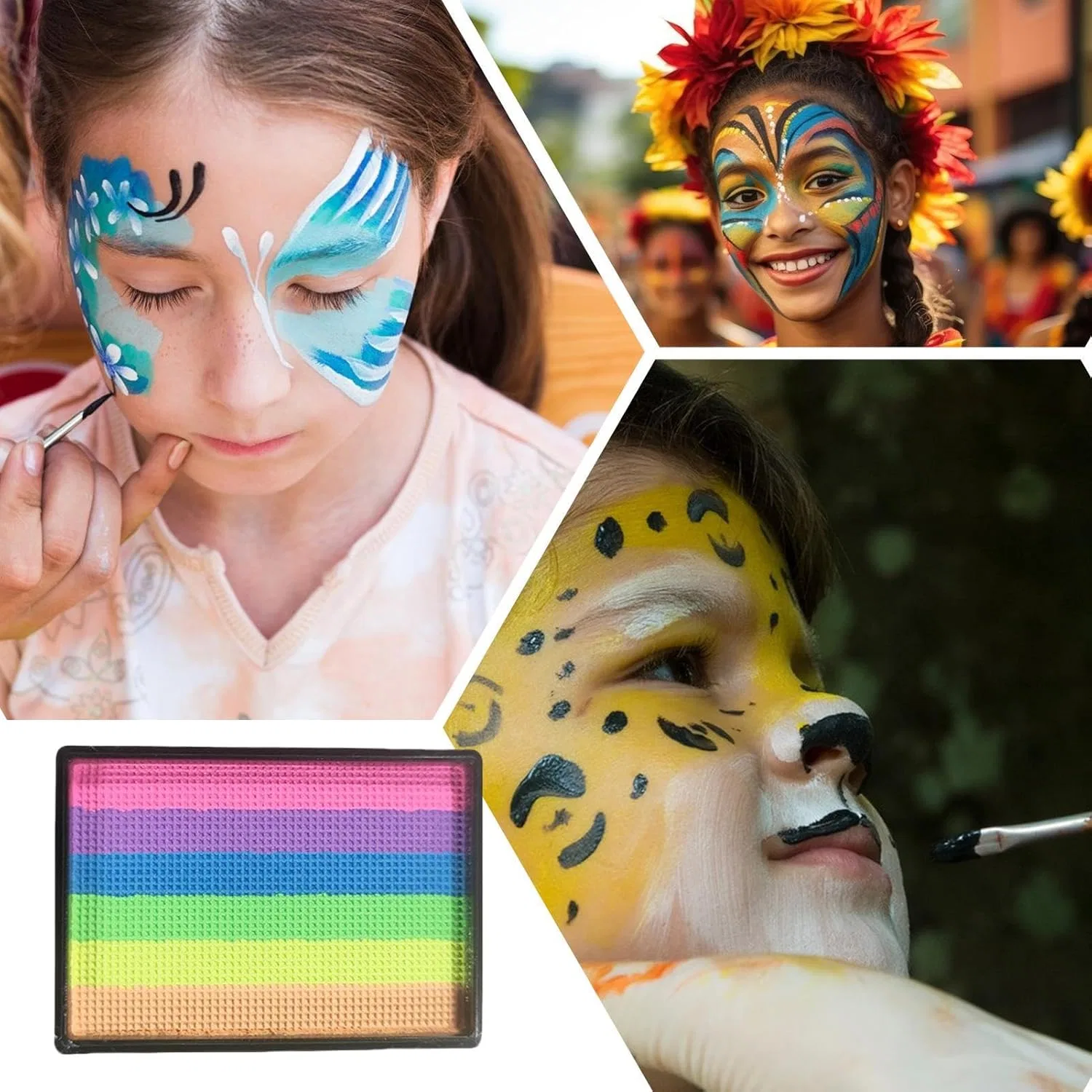 Палитра для аквагрима Multicolor 6 цветов — фото 4