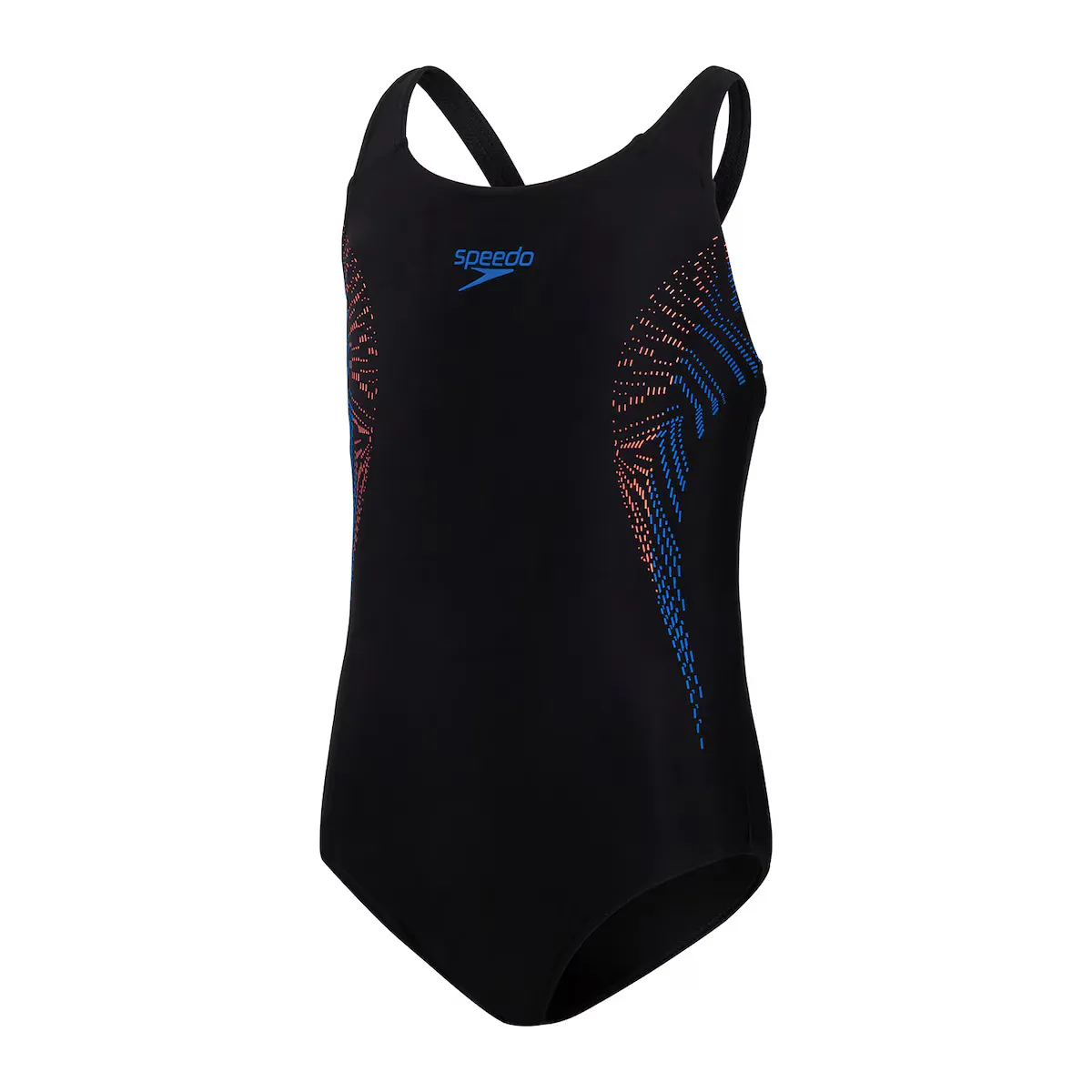 

Плавки-шорты Speedo для девочек с открытой спиной, черный