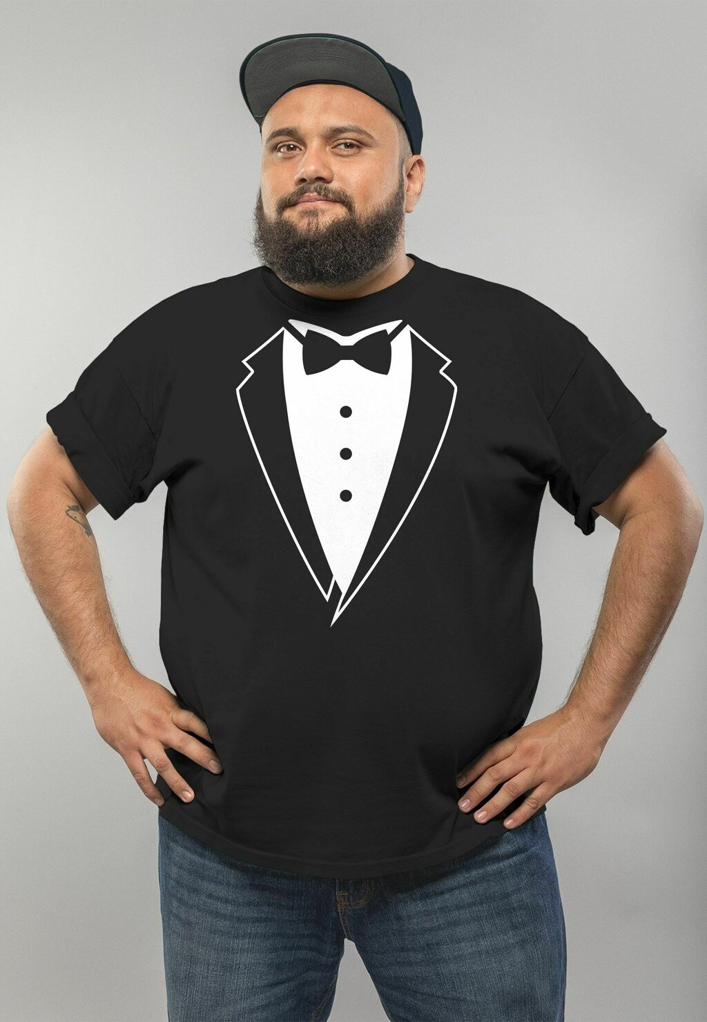 

Футболка с принтом SMOKING TUXEDO MOONWORKS, цвет schwarz