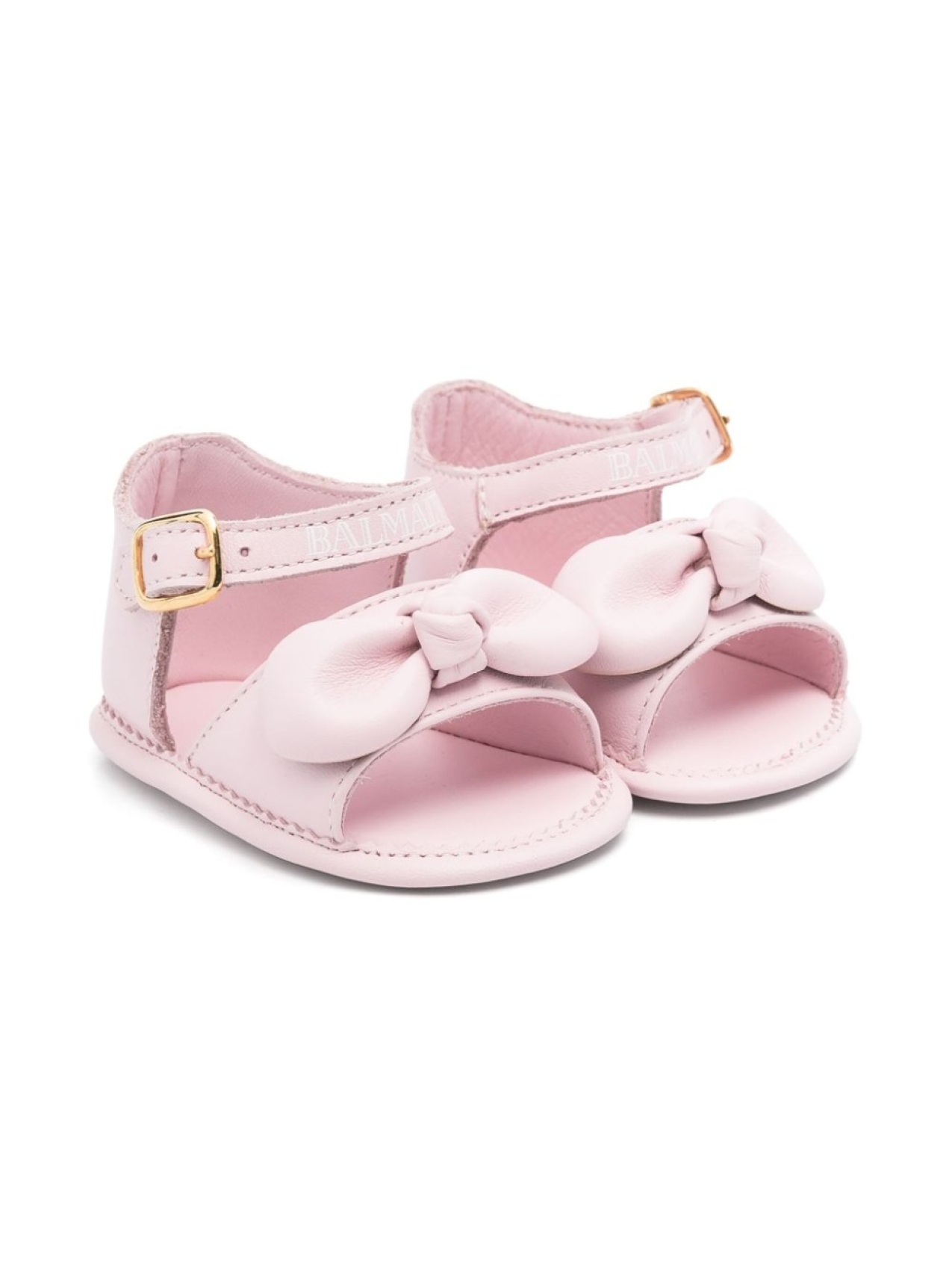

Balmain Kids кожаные сандалии, розовый