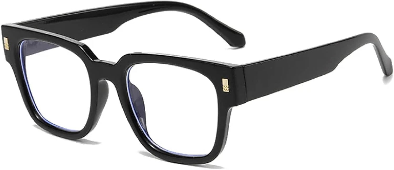 

Солнцезащитные очки с защитой от УФ-излучения UV400 для женщин и мужчин | Прозрачные градиентные очки в стиле панк с заклепками | для занятий спортом на открытом воздухе DSVIGF, Black Clear