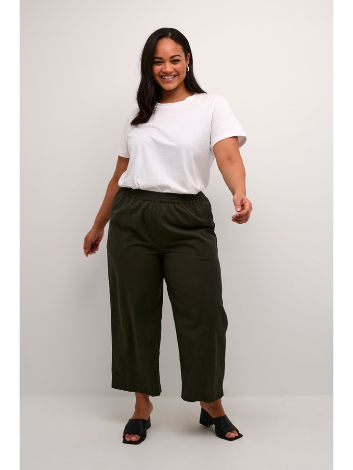 

KAFFE curve Брюки темно-зеленого цвета