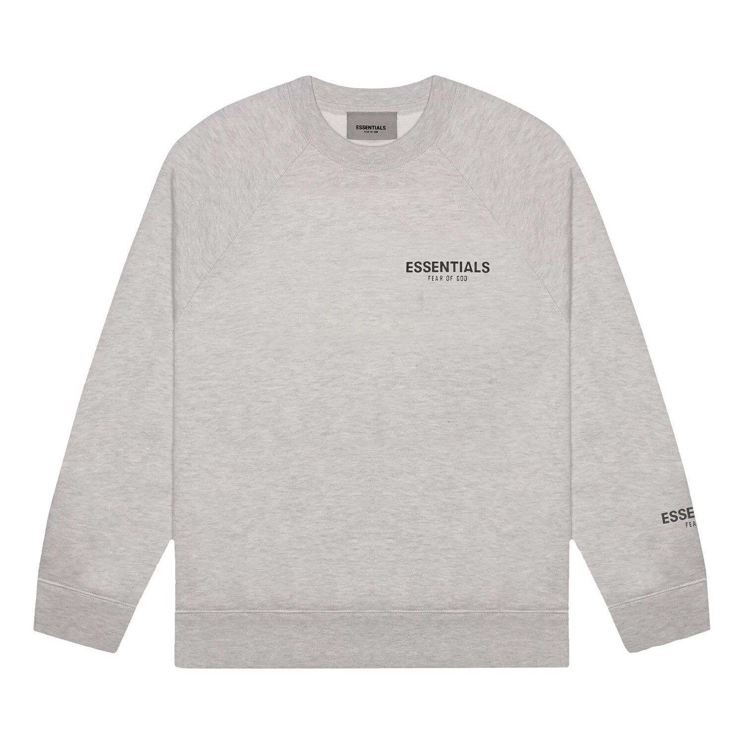 

Толстовка с круглым вырезом Fear of God Essentials, цвет Dark Heather Oatmeal